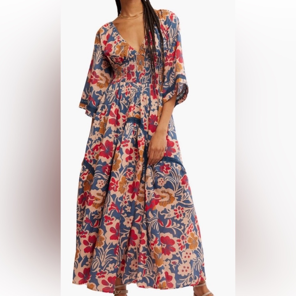 Free People Floral Maxi Dress